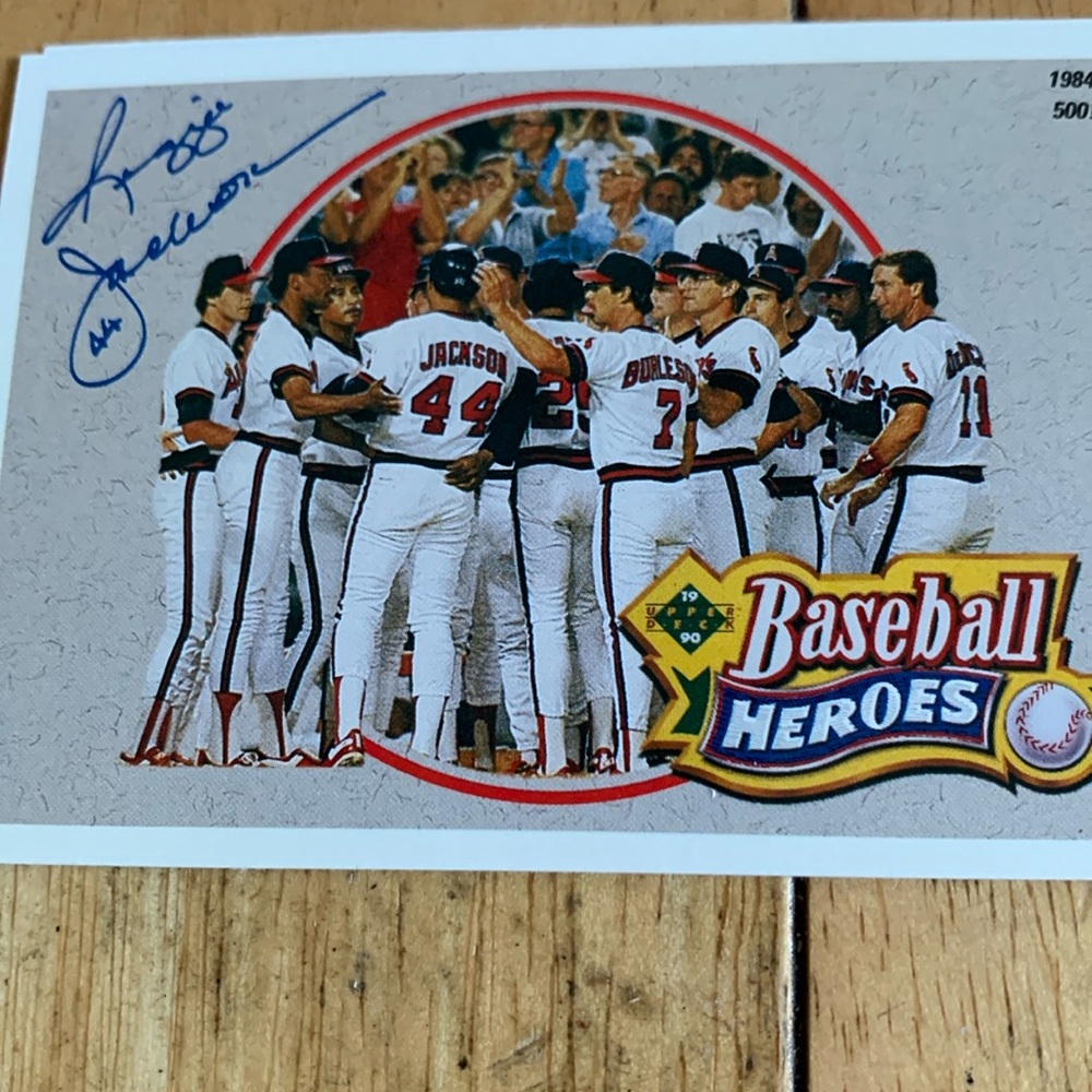 Baseball Heroes Reggie Jackson card 6 of 9